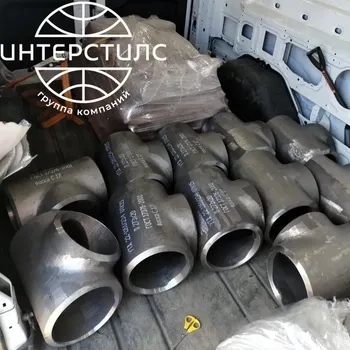 Стальной тройник равнопроходной 76 мм 10 мм 09Г2С ГОСТ 17376-2001 купить в Салехарде